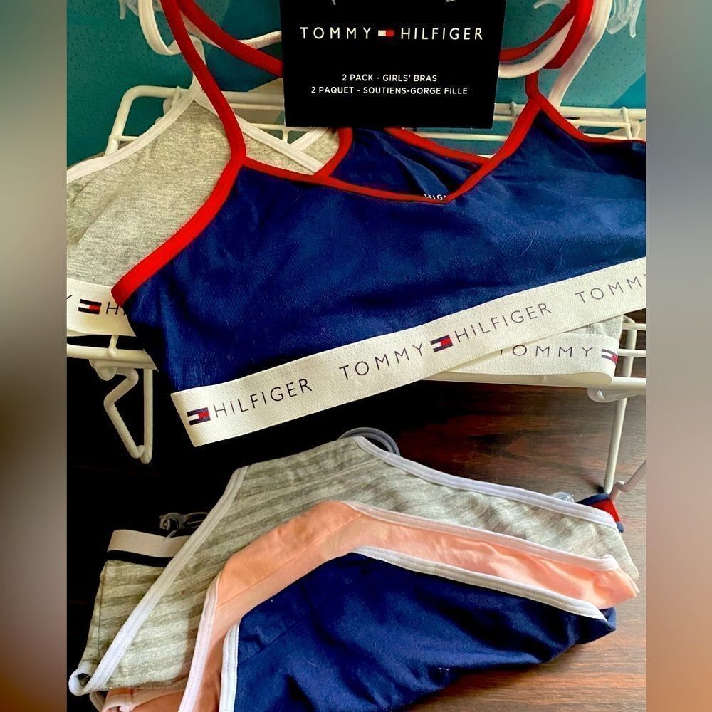 Tommy Hilfiger 2 Pack Bras & 3 Pack Hipster Briefs